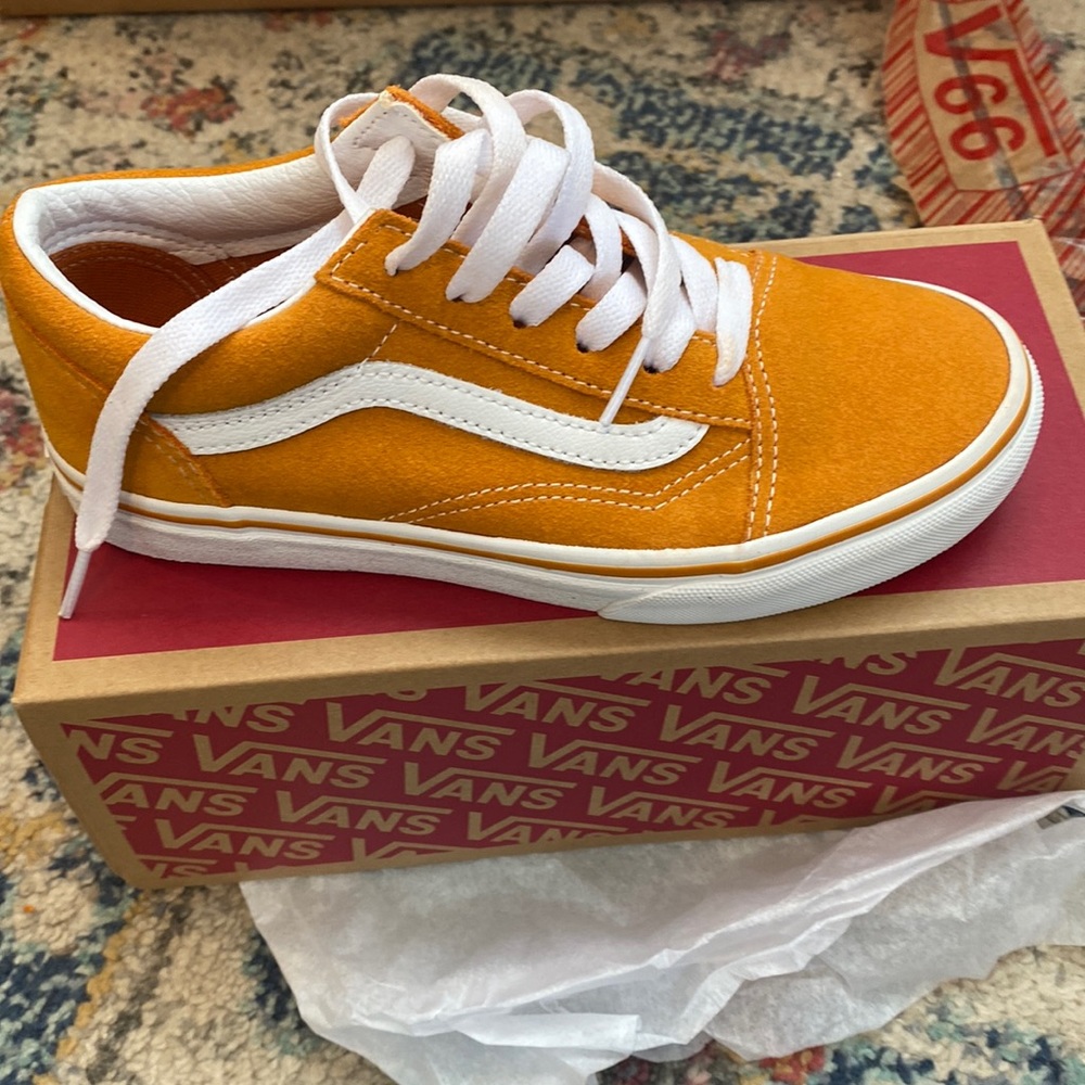 Kids vans in desert sun